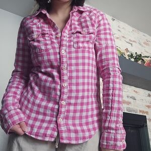 Hollister Y2K Button Up